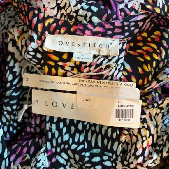 Lovestitch Sanni Floral Maxi Dress Colorful Print NWT - Picture 8 of 8